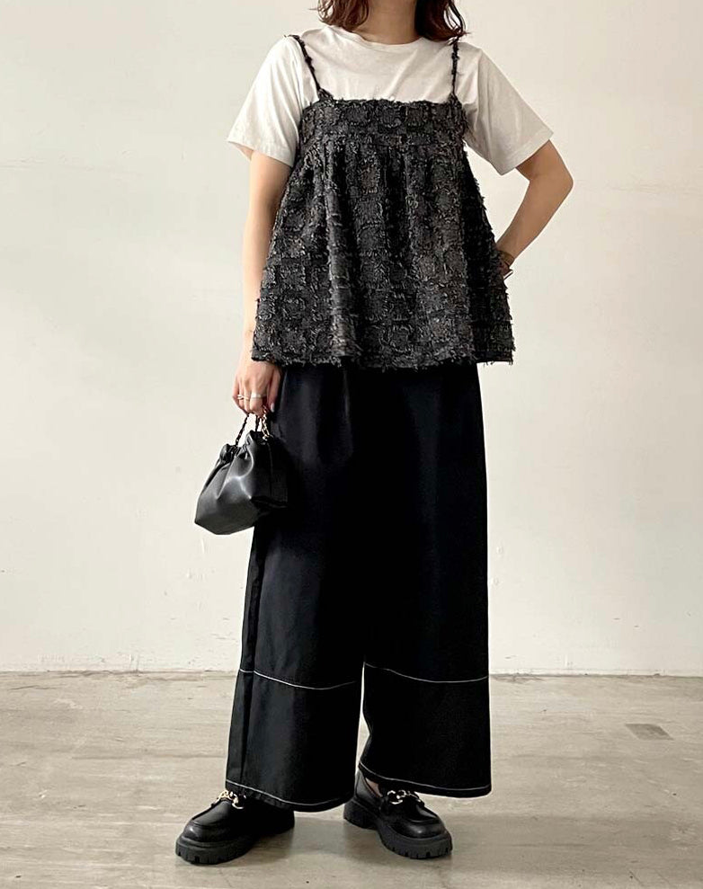 🇯🇵流蘇格仔吊帶vest