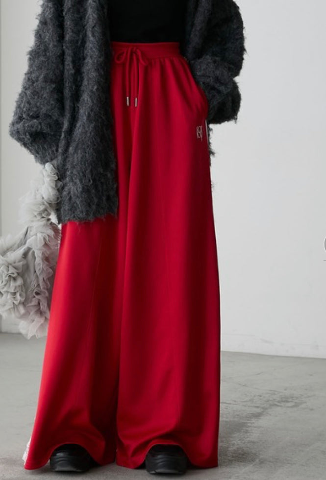 🇯🇵💗 蕾絲透明寬闊腿運動褲