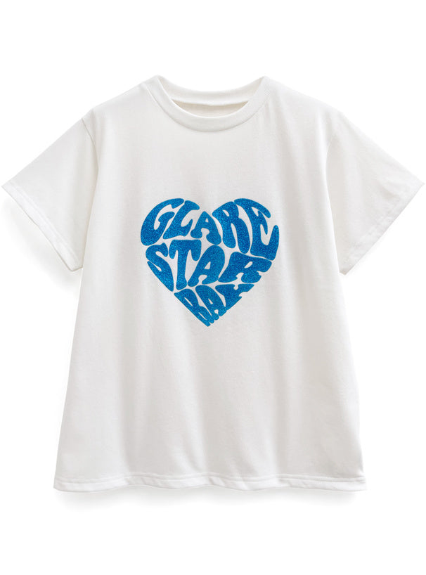 🇯🇵❤️🔥心心字母logo tee
