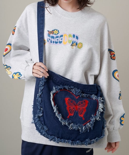🇯🇵Y2K 蝴蝶🦋牛仔Shoulder Bag