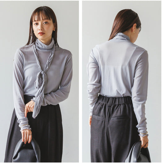 🇯🇵jp collar薄紗top set