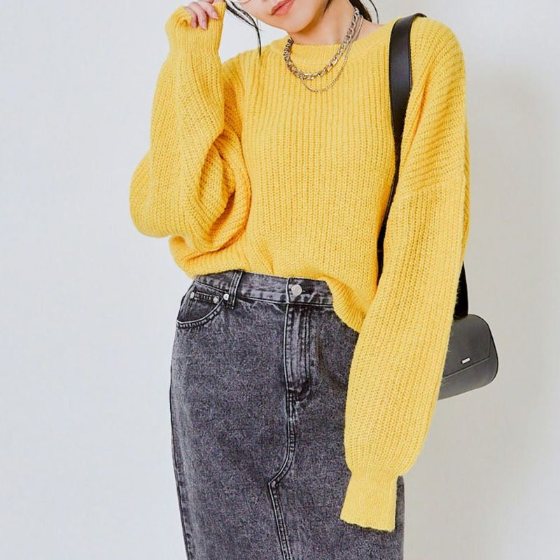 🇯🇵純色短身Knit Wear