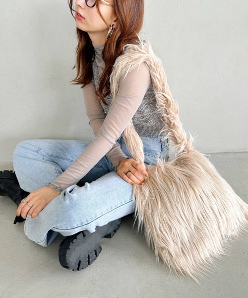 🇯🇵💗Feather big shouler bag