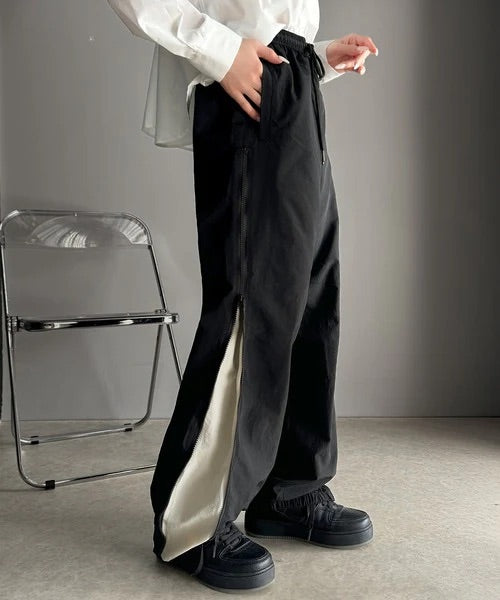 🇯🇵🖤索索料着拉鍊長褲