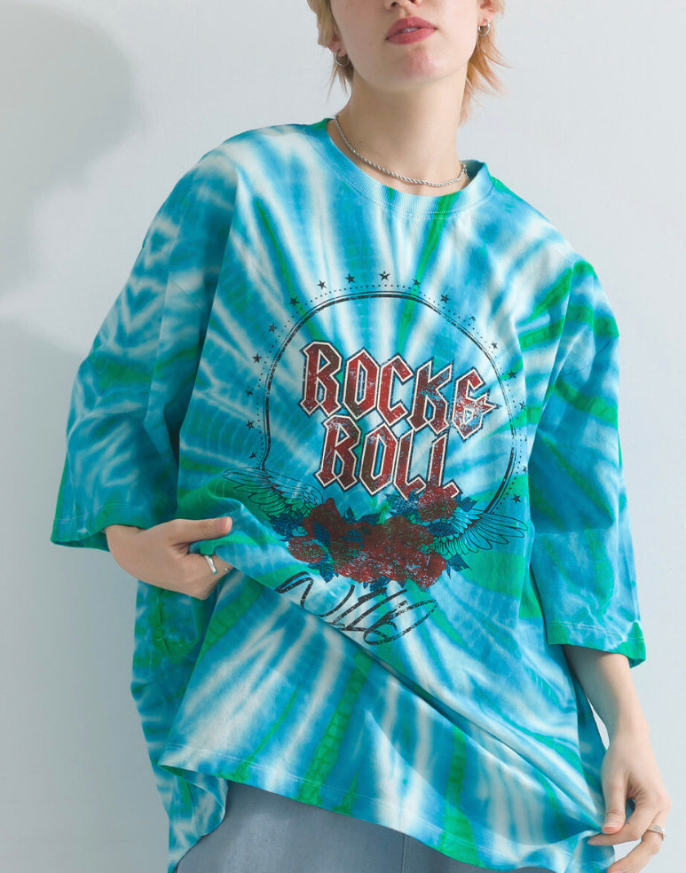 🇯🇵Oversize紮染Band Tee