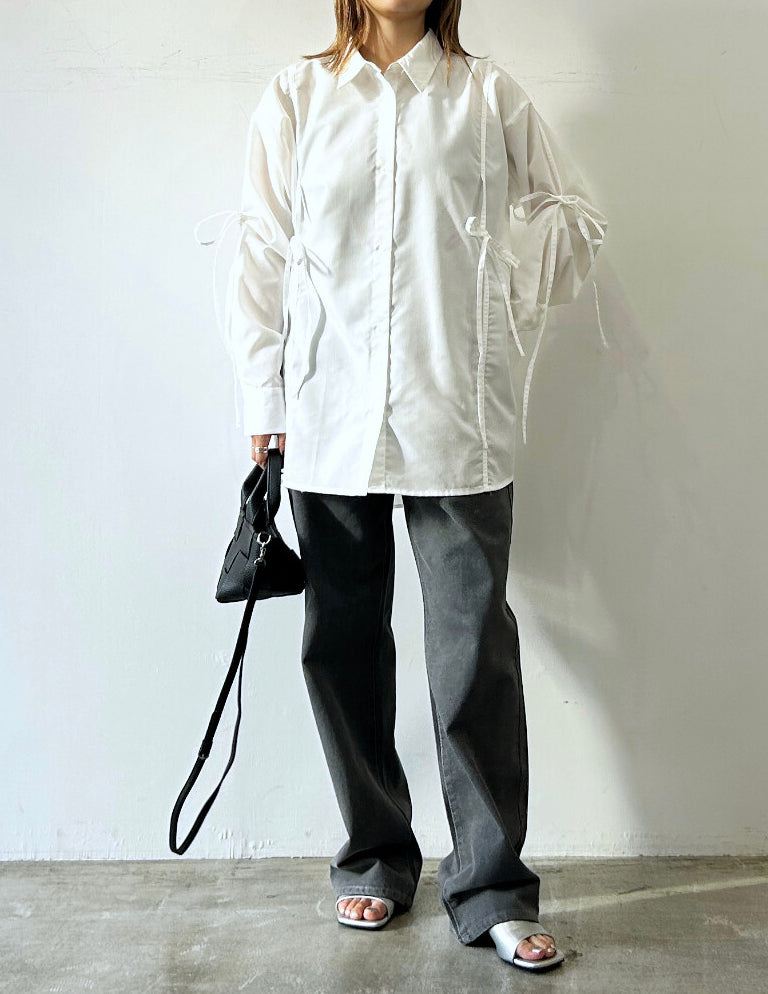 🇯🇵蝴蝶結綁帶長袖恤衫