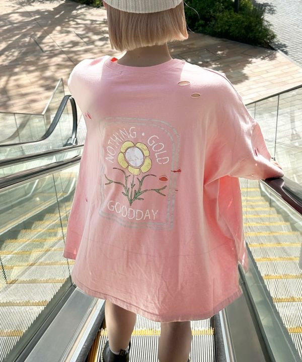 🇯🇵🌸造舊款花花Print-Tee