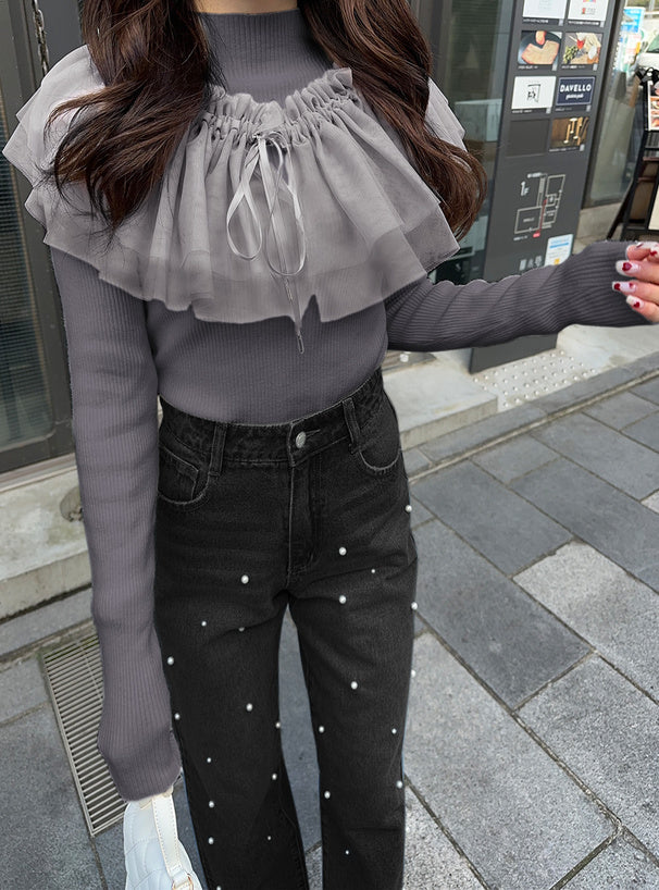 🇯🇵💗薄紗雙層collar