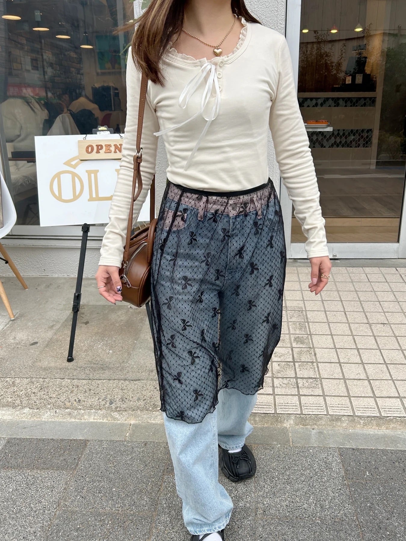 🇯🇵🎀蝴蝶結lace layer