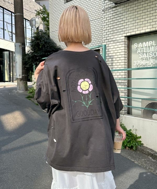 🇯🇵🌸造舊款花花Print-Tee