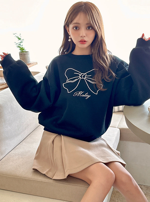 🇯🇵🎀蝴蝶結抓毛衛衣