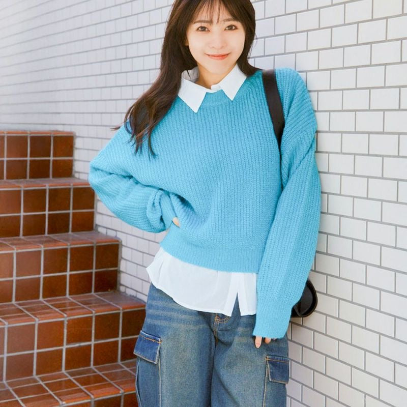 🇯🇵純色短身Knit Wear
