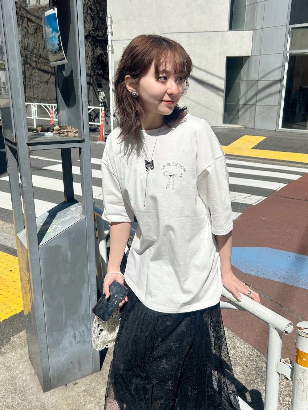 🇯🇵🎀蝴蝶結印花tshirt