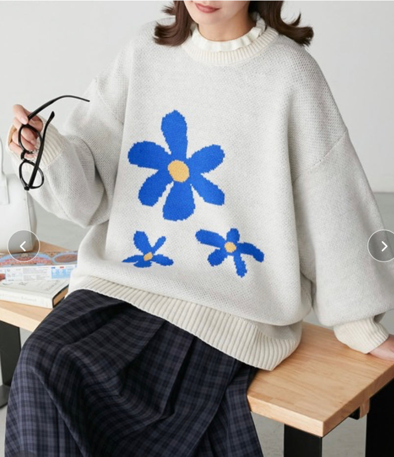 🇯🇵💗花花針織knit wear