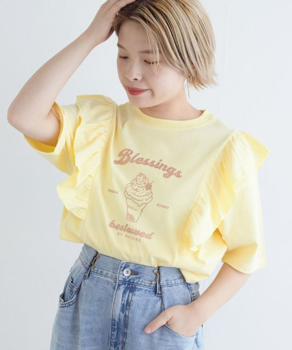 🇯🇵 褶皺印花TEE