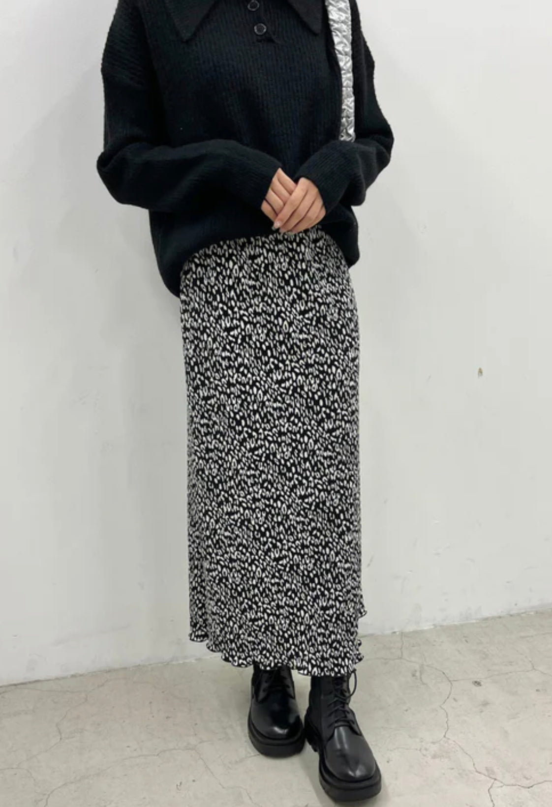 🇯🇵💗Jp皺皺豹紋長裙