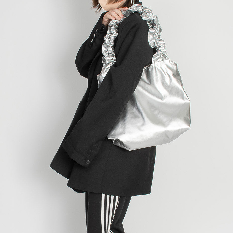 🇯🇵🖤Ruffle邊Metal colour tote