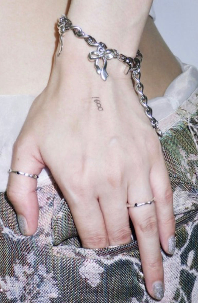 🇯🇵💗不鏽鋼合金RIBBON CHARM Bracelet