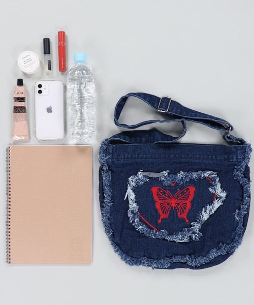 🇯🇵Y2K 蝴蝶🦋牛仔Shoulder Bag