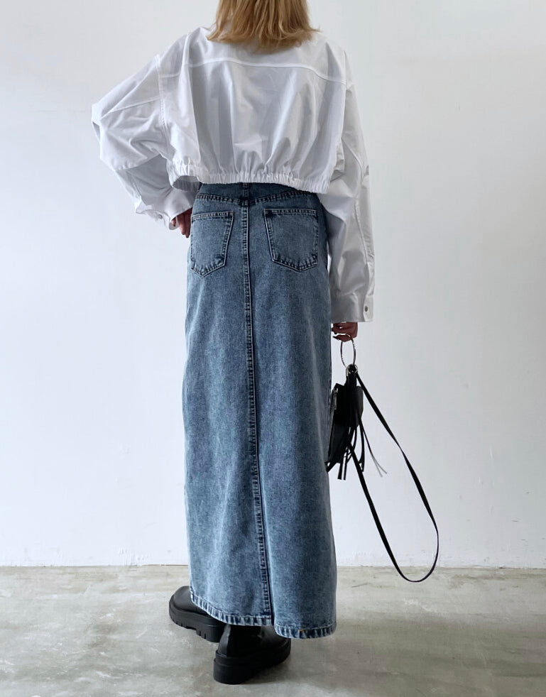 🇯🇵💗前面開叉牛仔裙