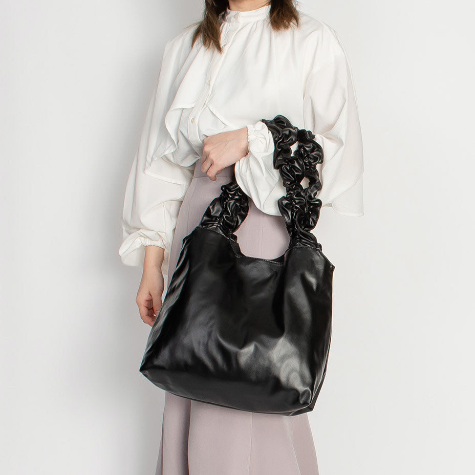 🇯🇵🖤Ruffle邊Metal colour tote