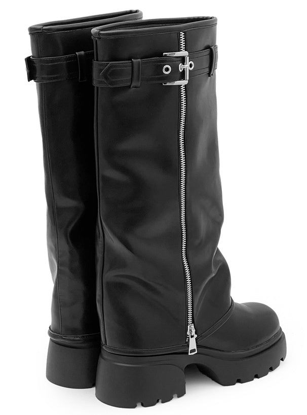 🇯🇵🖤工裝扣拉鏈款長boot