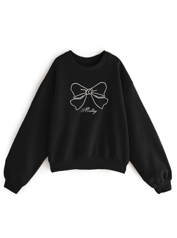 🇯🇵🎀蝴蝶結抓毛衛衣