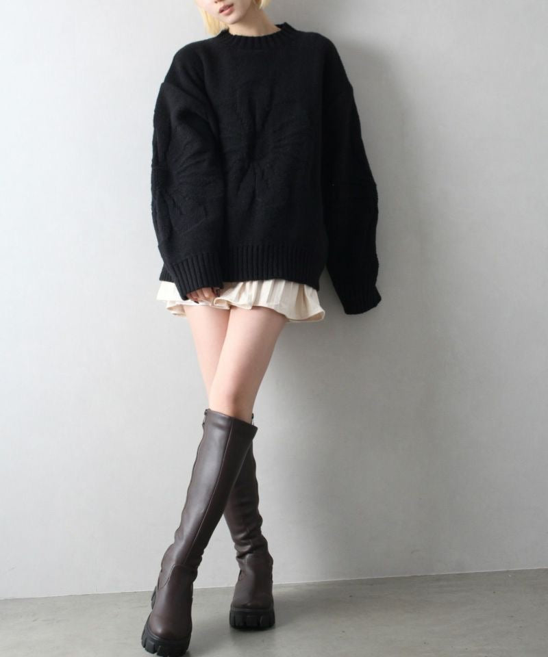 🇯🇵🌸凹凸壓花knit wear