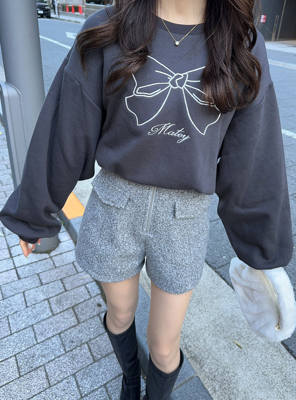 🇯🇵🎀蝴蝶結抓毛衛衣