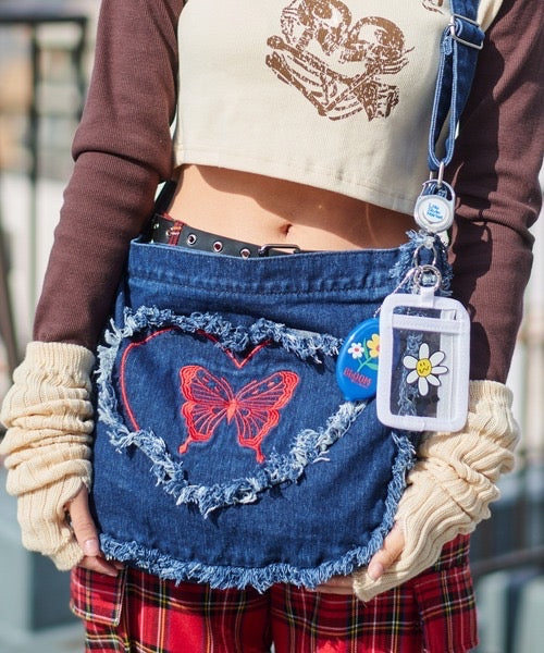 🇯🇵Y2K 蝴蝶🦋牛仔Shoulder Bag
