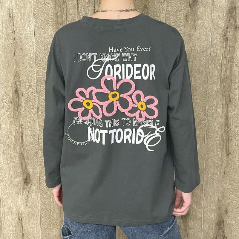 🇯🇵jp 刺繡花花top