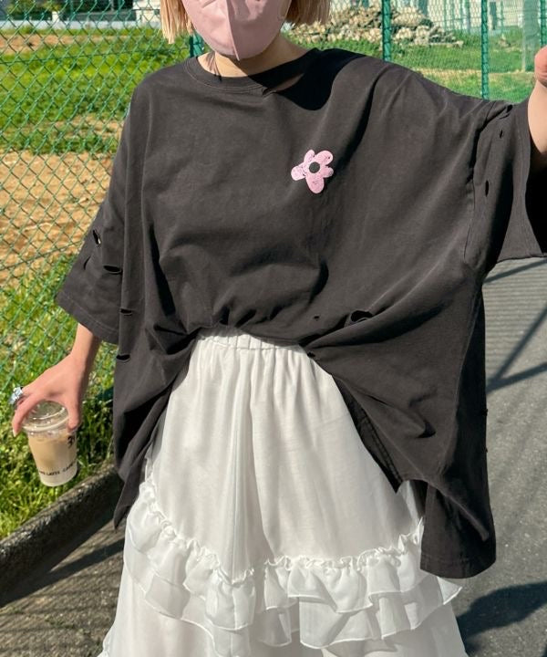 🇯🇵🌸造舊款花花Print-Tee
