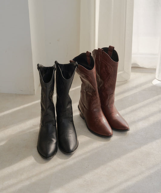 🇯🇵💗西部牛仔風長boot