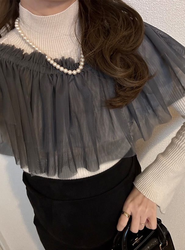 🇯🇵💗薄紗雙層collar