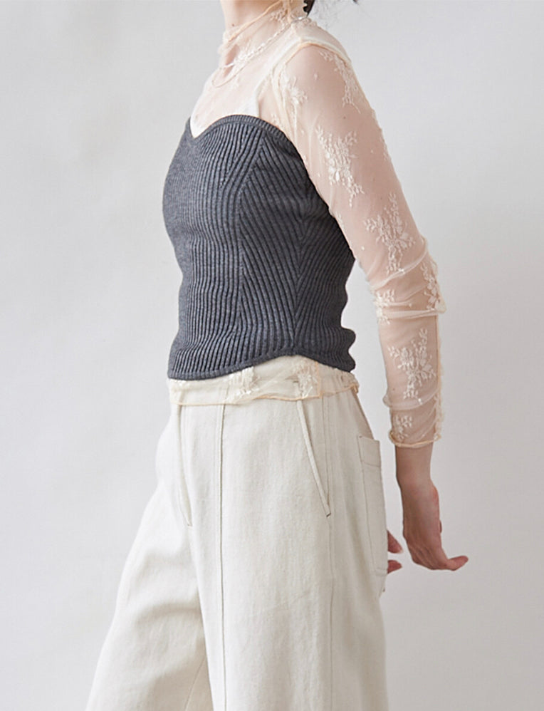🇯🇵Jp 心形領￼knit vest