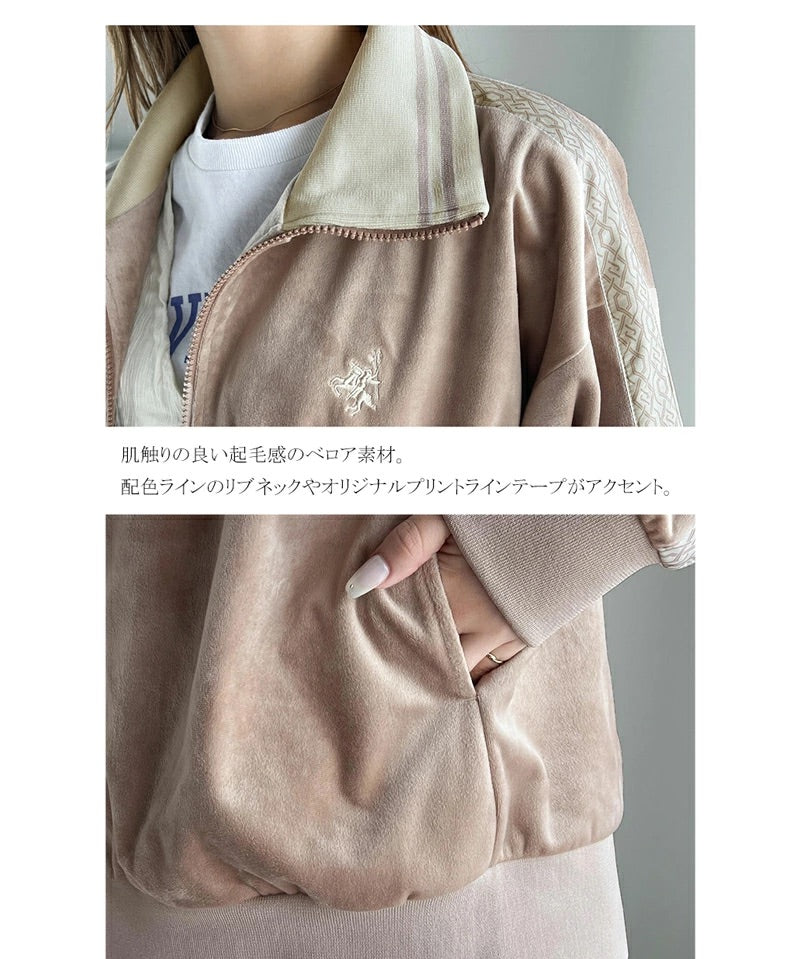 🇯🇵絲絨刺繡運動邊外套