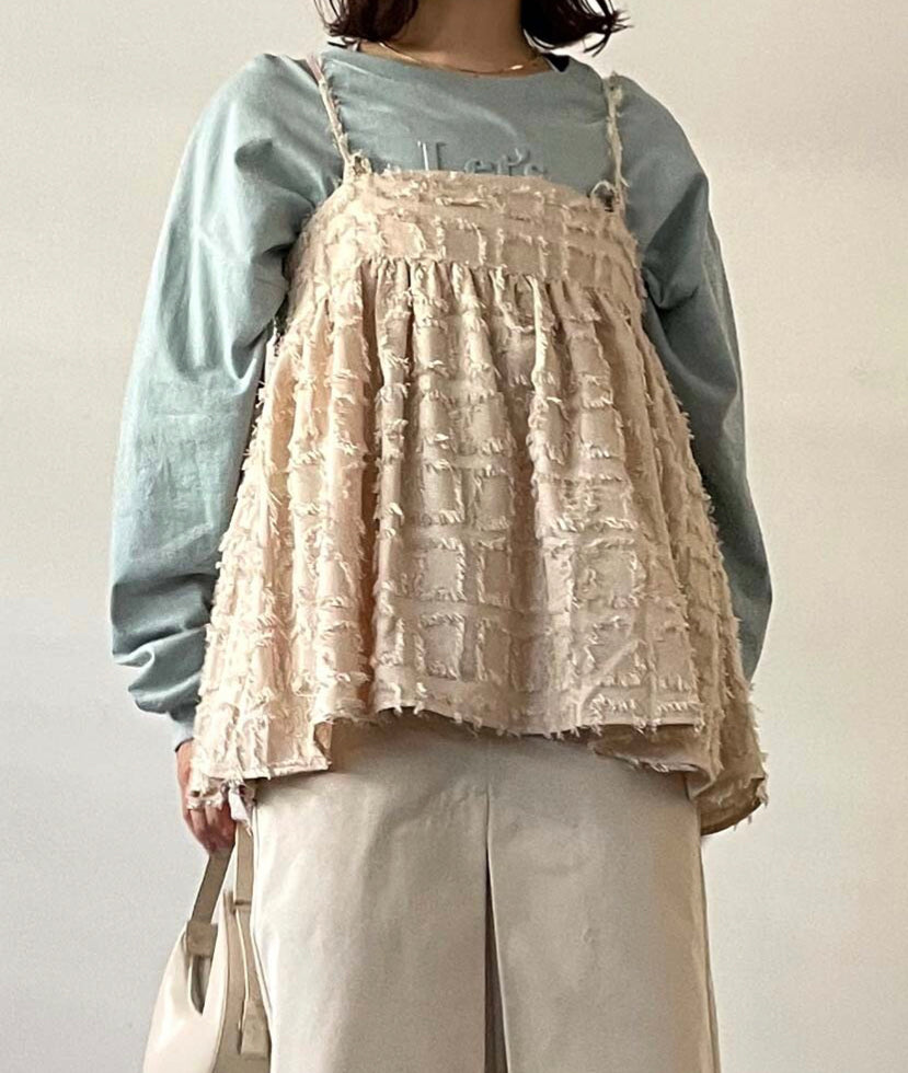 🇯🇵流蘇格仔吊帶vest
