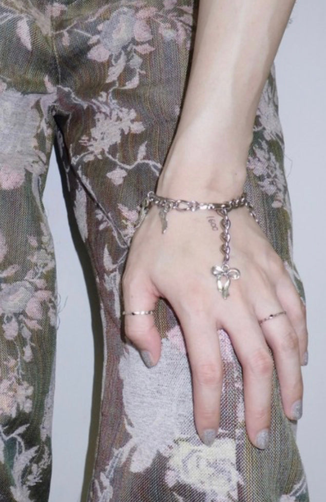 🇯🇵💗不鏽鋼合金RIBBON CHARM Bracelet