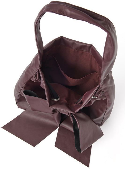 🇯🇵仿皮蝴蝶結Tote bag