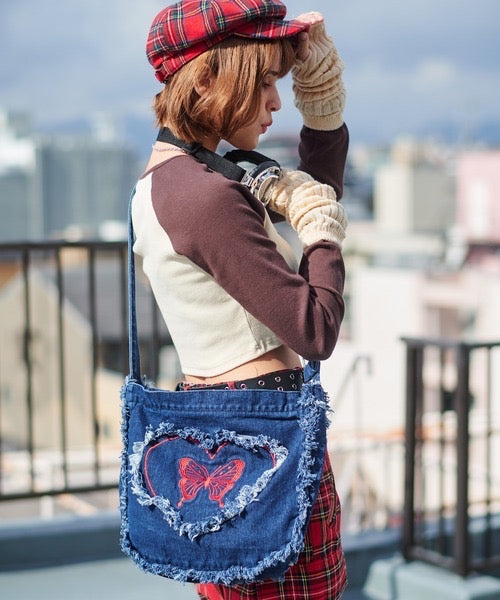 🇯🇵Y2K 蝴蝶🦋牛仔Shoulder Bag