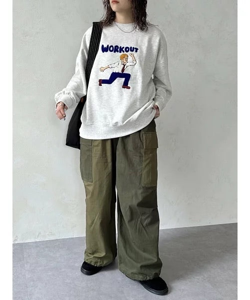 🇯🇵趣怪大叔刺繡workout衛衣