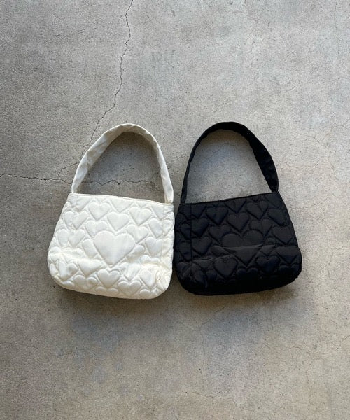 🇯🇵心心夾棉shoulder bag
