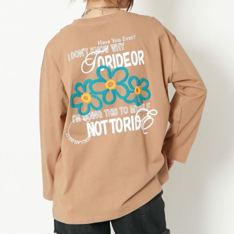 🇯🇵jp 刺繡花花top