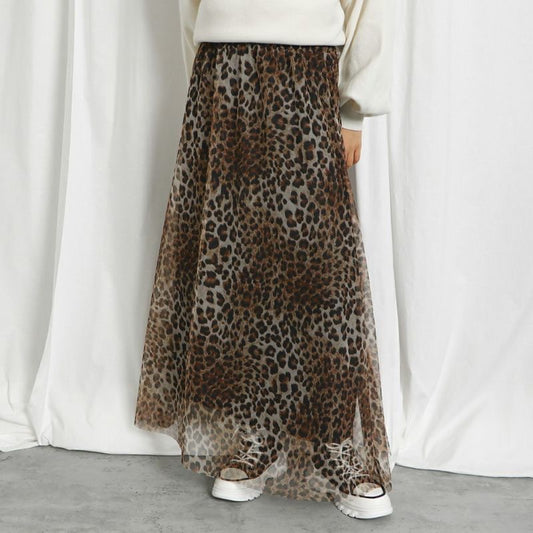 🇯🇵 網紗豹紋半裙