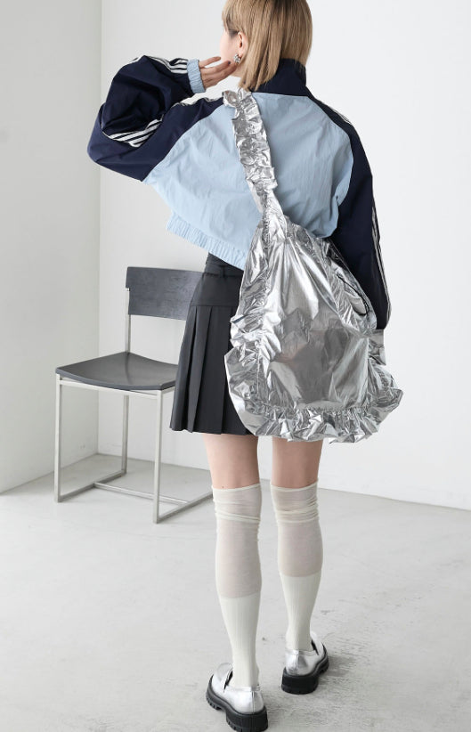 🇯🇵Metal色Ruffle邊2ways bag