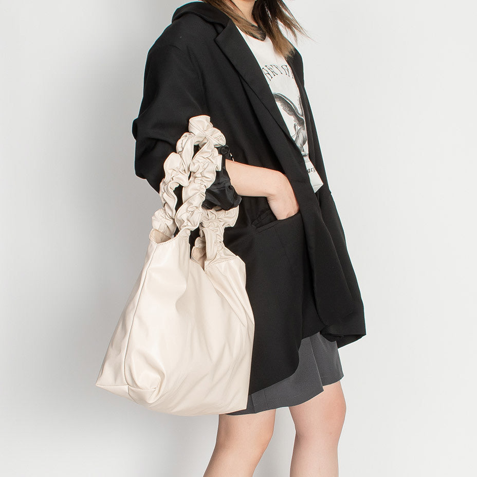 🇯🇵🖤Ruffle邊Metal colour tote