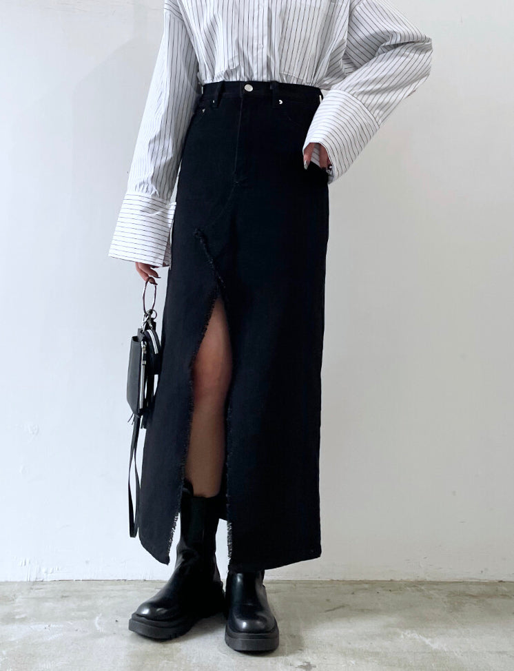 🇯🇵💗前面開叉牛仔裙