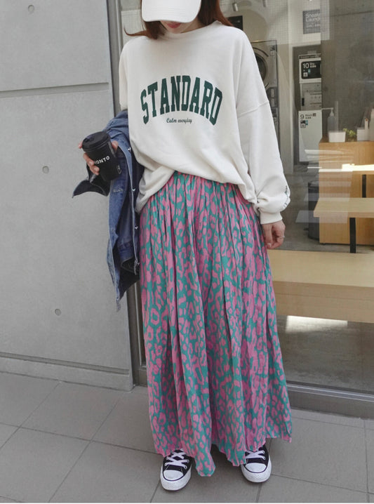🇯🇵jp混色豹紋半身裙