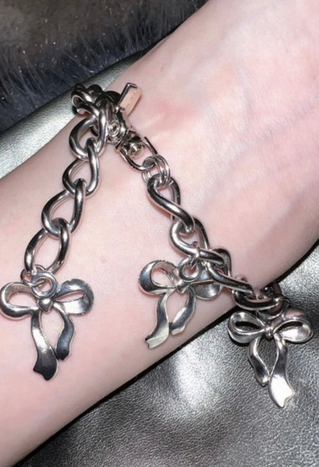 🇯🇵💗不鏽鋼合金RIBBON CHARM Bracelet