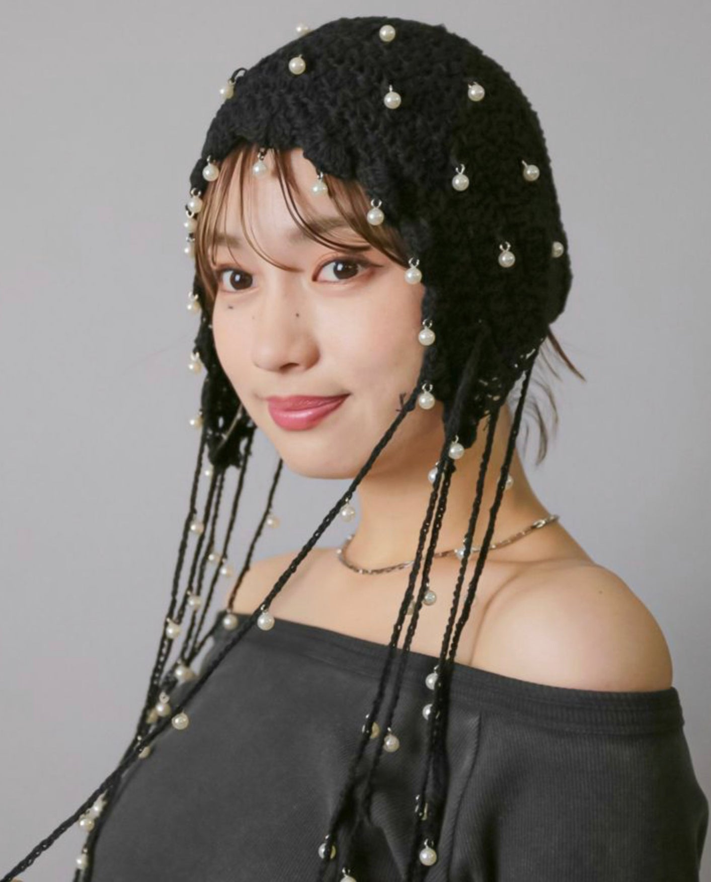 🇯🇵💗針織珍珠BB帽